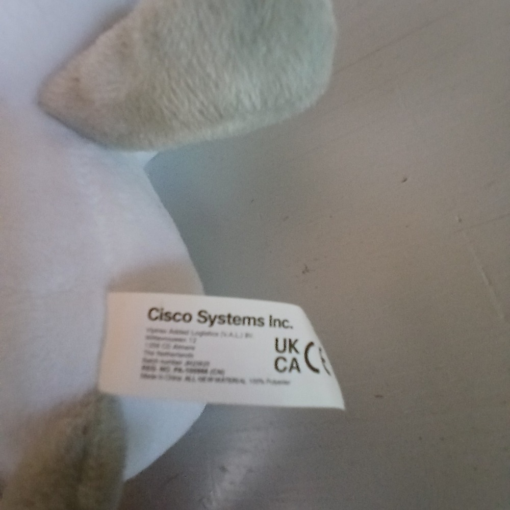 cisco systems inc Mascot devvie plush 6 In D32 - Picture 5 of 5